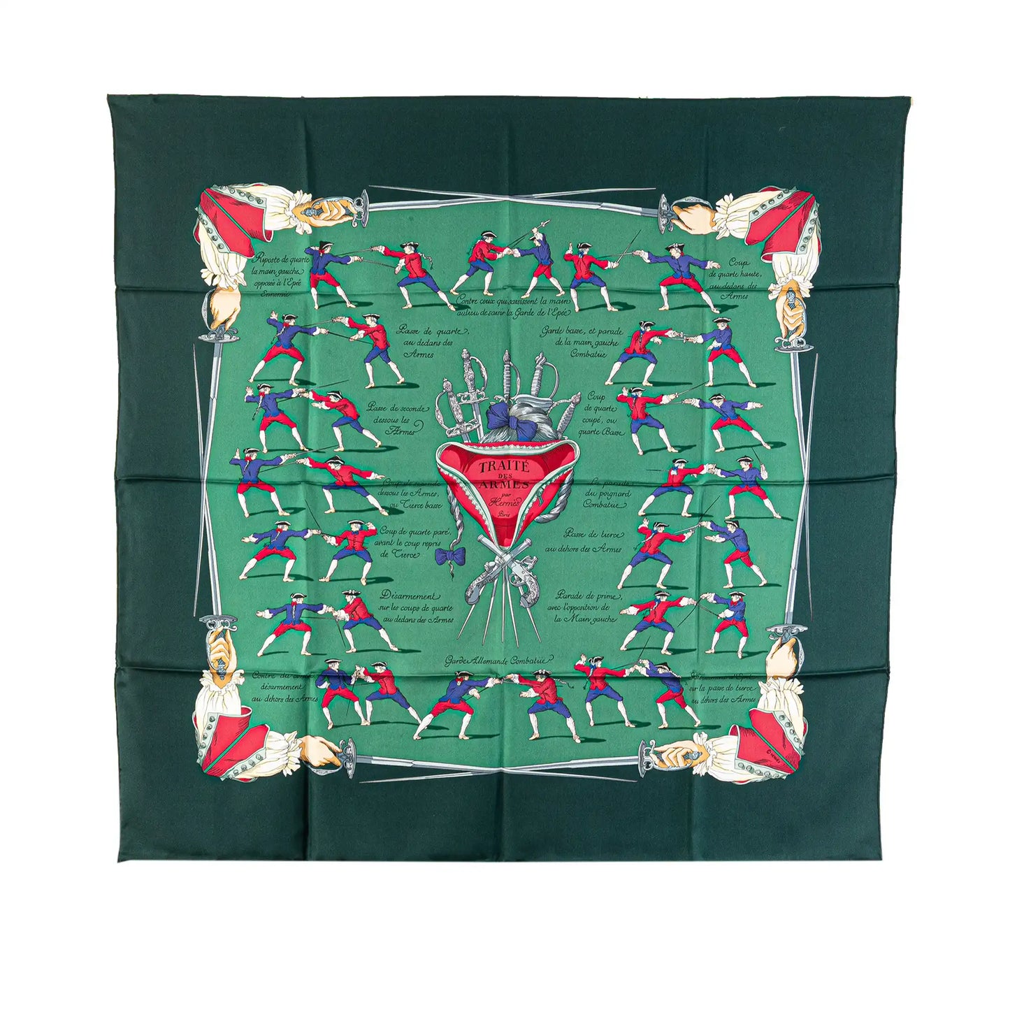 Hermès Traite Des Armes Silk Scarf