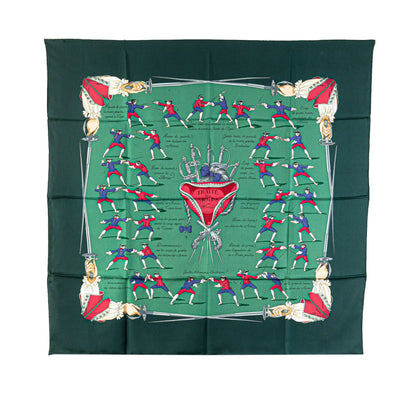 Hermès Traite Des Armes Silk Scarf
