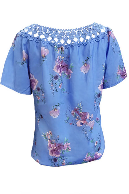 She Wears Glory™ — Called & Confident Printed Tie Neck Blouse - She Wears Glory Beverly Hills