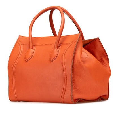 Celine Medium Leather Phantom Luggage Tote