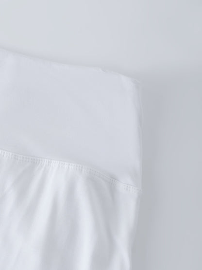 DOUBLE LAYER SKIRT-WHITE-3