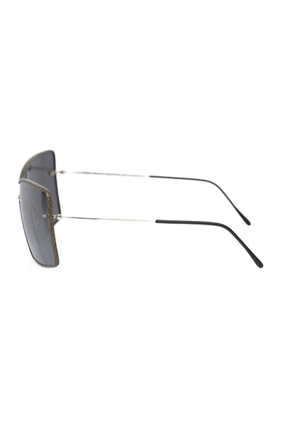 Frankie Morello Black Metallic Women's Sunglasses