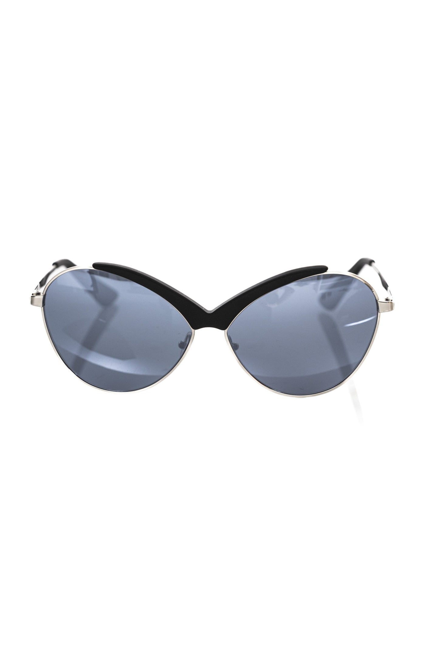Frankie Morello Black Metallic Sunglass for Women