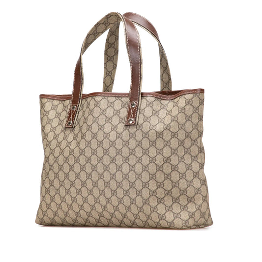 Gucci Medium GG Supreme Web Loop Tote