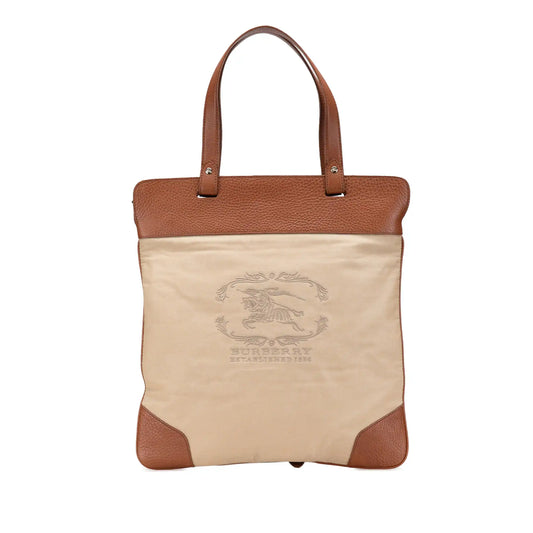 Burberry Canvas Stowell Roll Up Tote