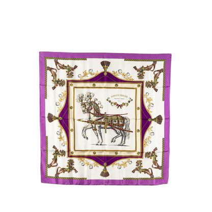 Hermès Harnais Francais Premier Empire Silk Scarf