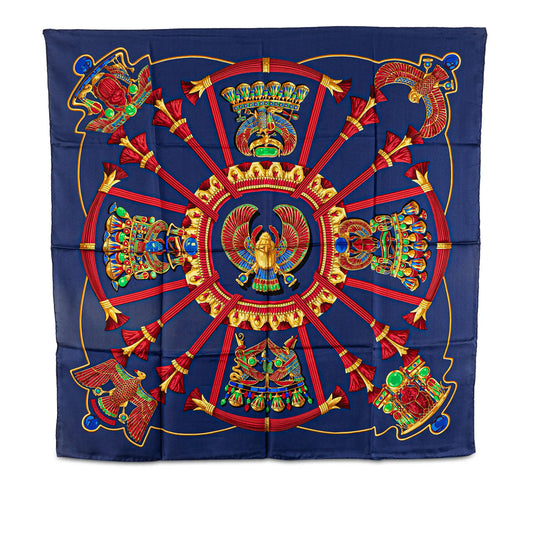 Hermès Scarabees Et Pectoraux Silk Scarf