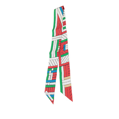 Hermès Merveilleuses Lanternes Twilly Silk Scarf