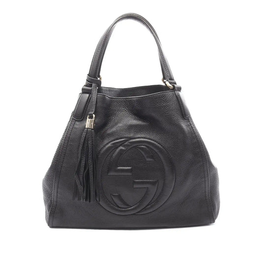 Gucci Medium Leather Soho Cellarius Tote