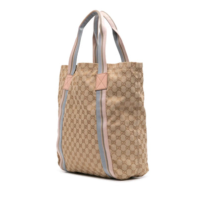 Gucci GG Canvas Web Tote