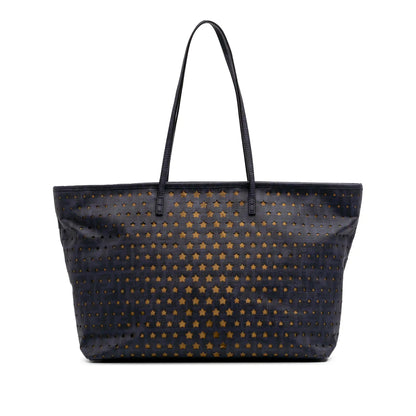 Fendi Medium Coated Canvas Laser Cut Star Roll Tote