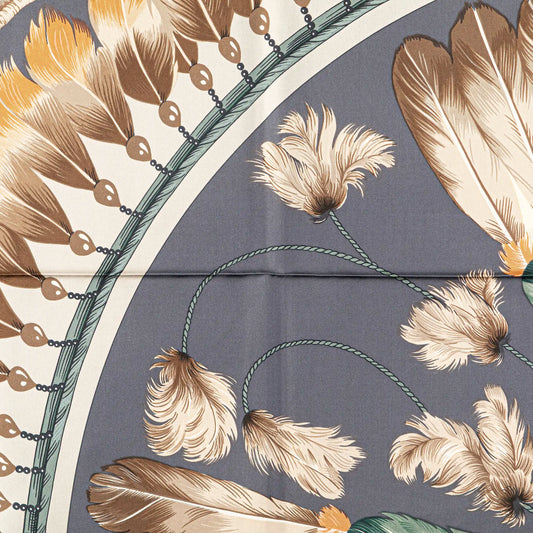 Hermès Brazil Detail Silk Scarf