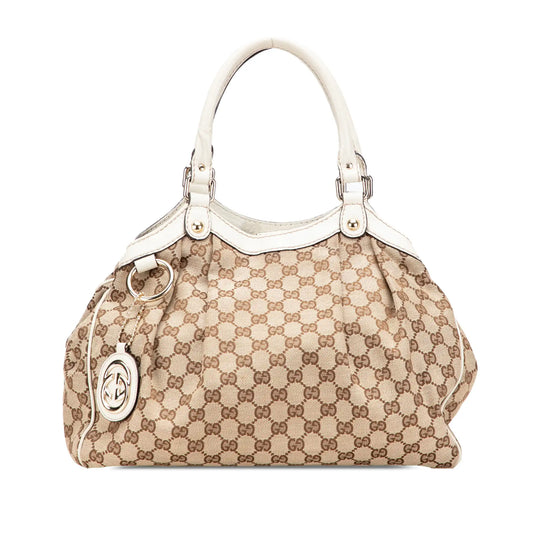 Gucci Medium GG Canvas Sukey Tote