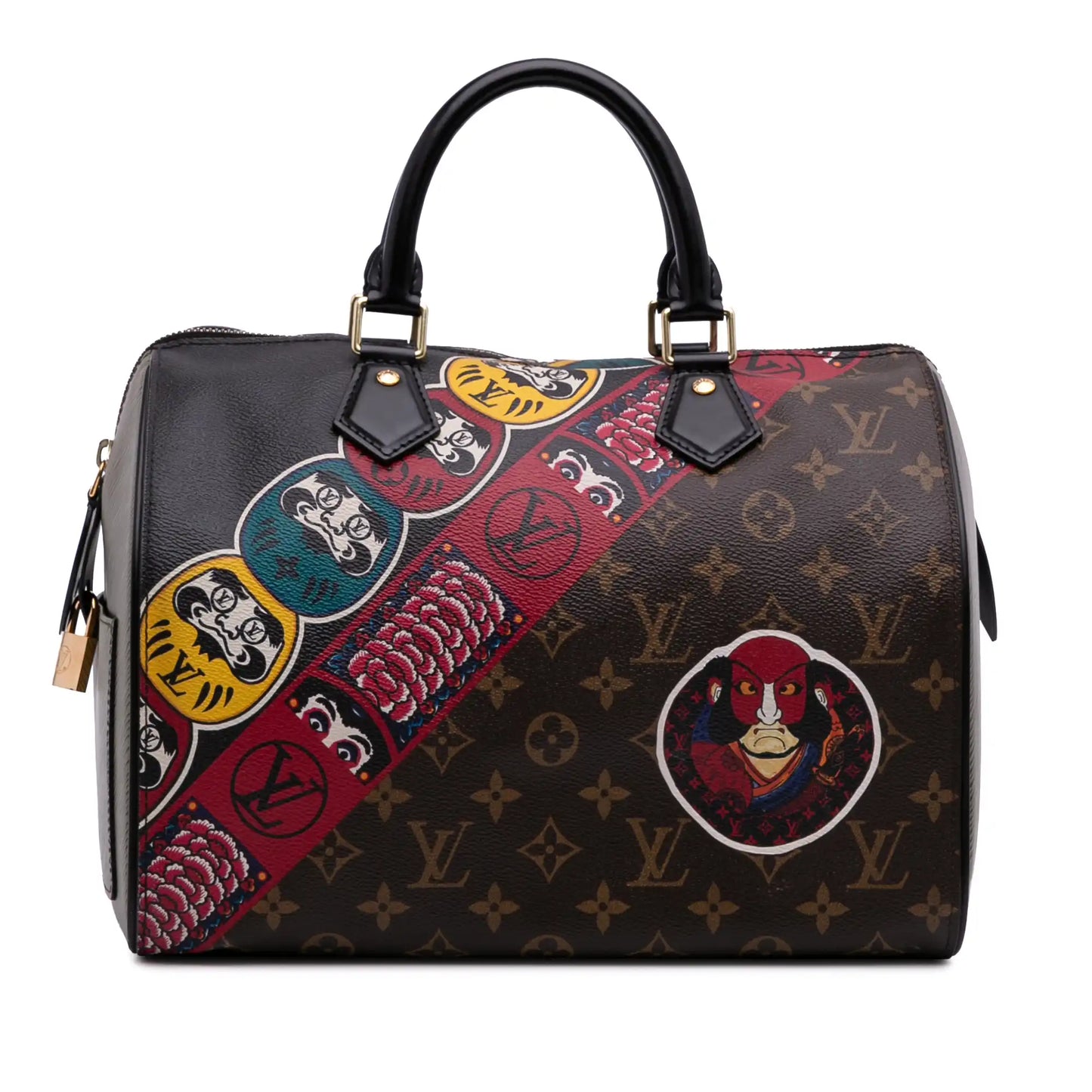 Gucci Diamante Leather Boston Bag