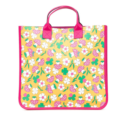 Gucci Childrens Canvas Flower and Mushroom Tote