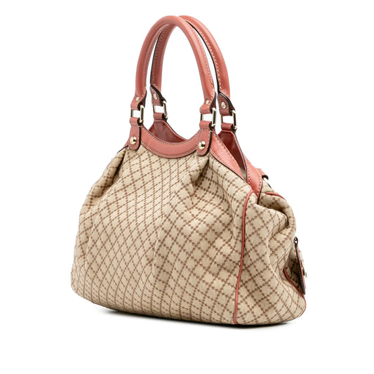 Gucci Medium Diamante Canvas Sukey Tote