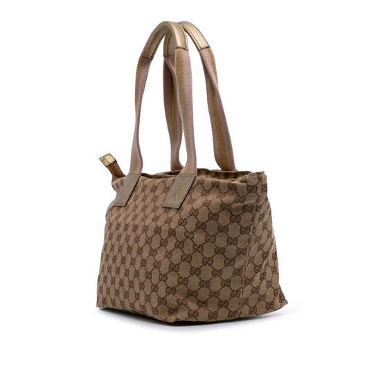 Gucci GG Canvas Web Tote