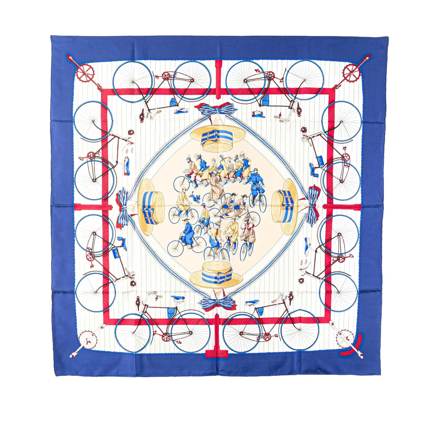 Hermès Les Becanes Silk Scarf