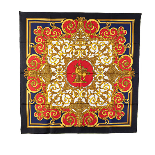 Hermès Les Tuileries Silk Scarf