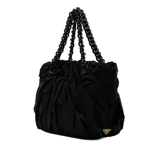 Prada Tessuto Origami Pleated Tote