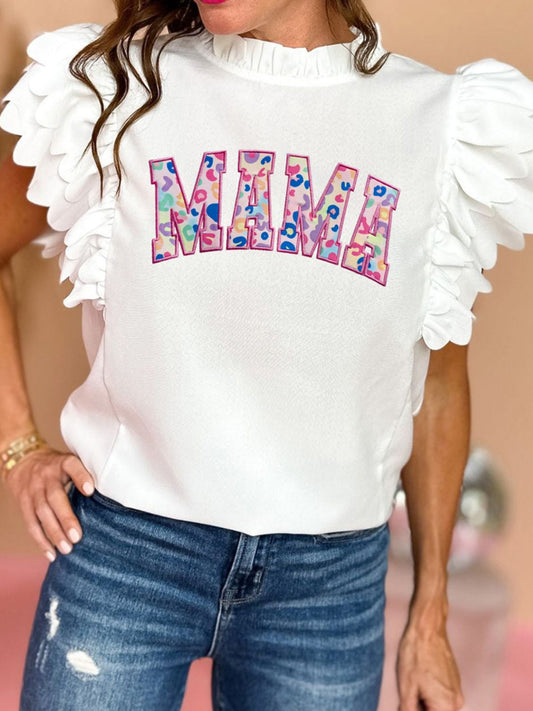 She Wears Glory — Called and Covered Mock Neck Blouse - She Wears Glory Beverly Hills