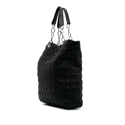 Dior Lambskin Cannage Lady Dior Soft Shopping Tote