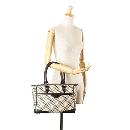 Burberry Nova Check Canvas Tote