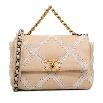 Chanel Medium Crochet Calfskin 19 Flap