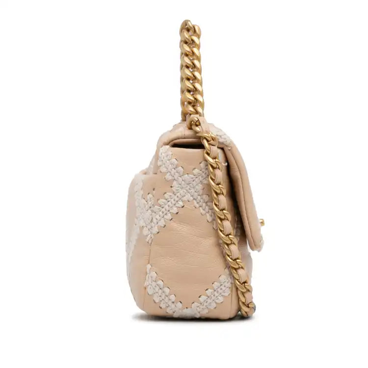 Chanel Medium Crochet Calfskin 19 Flap