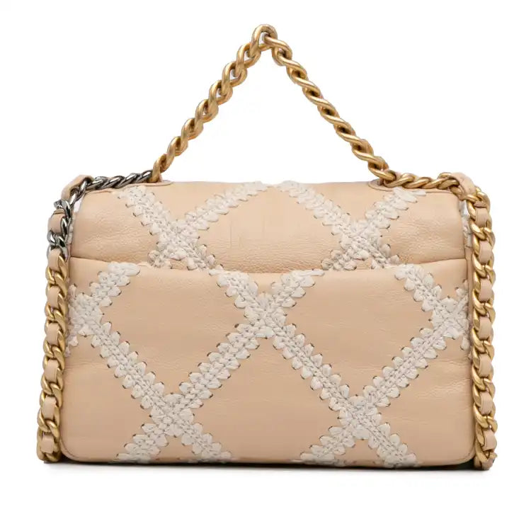 Chanel Medium Crochet Calfskin 19 Flap