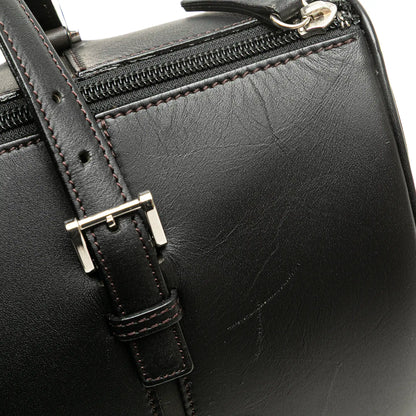 Burberry Leather Boston Bag