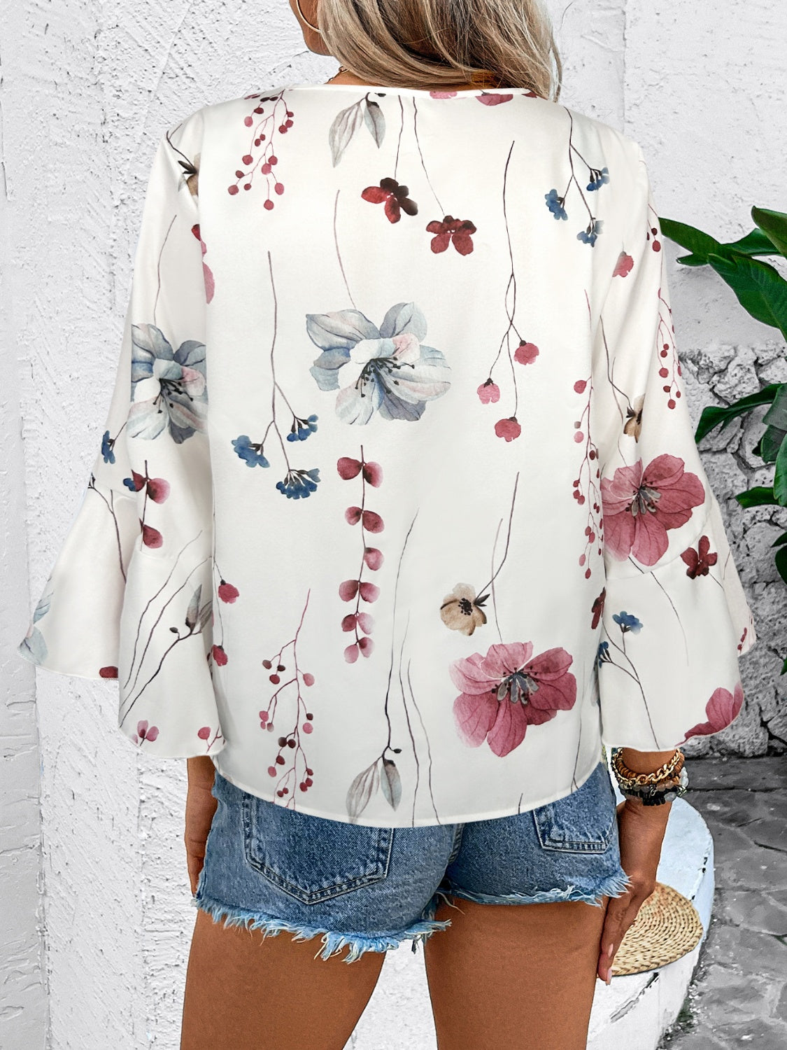 She Wears Glory — Honeyed Grace Ruffle Blouse - She Wears Glory Beverly Hills