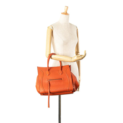 Celine Medium Leather Phantom Luggage Tote