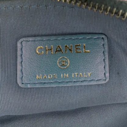 Chanel Iridescent Crumpled Calfskin Trio Cosmetic Case
