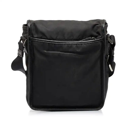 Prada Tessuto Buckle Messenger Bag
