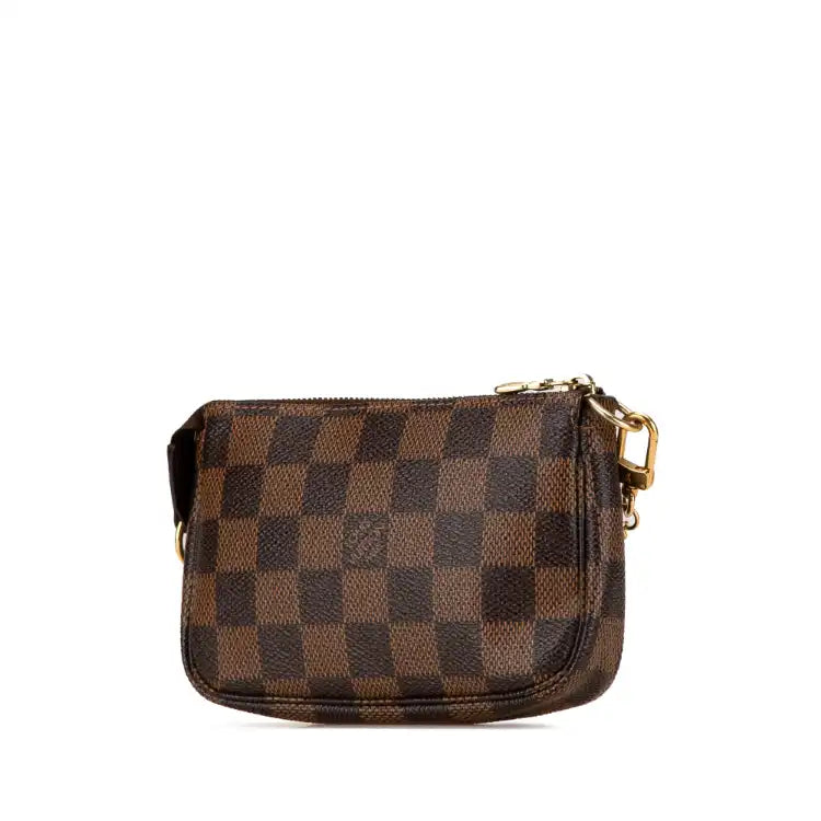 Louis Vuitton Damier Ebene Trunks and Bags Mini Pochette Accessoires