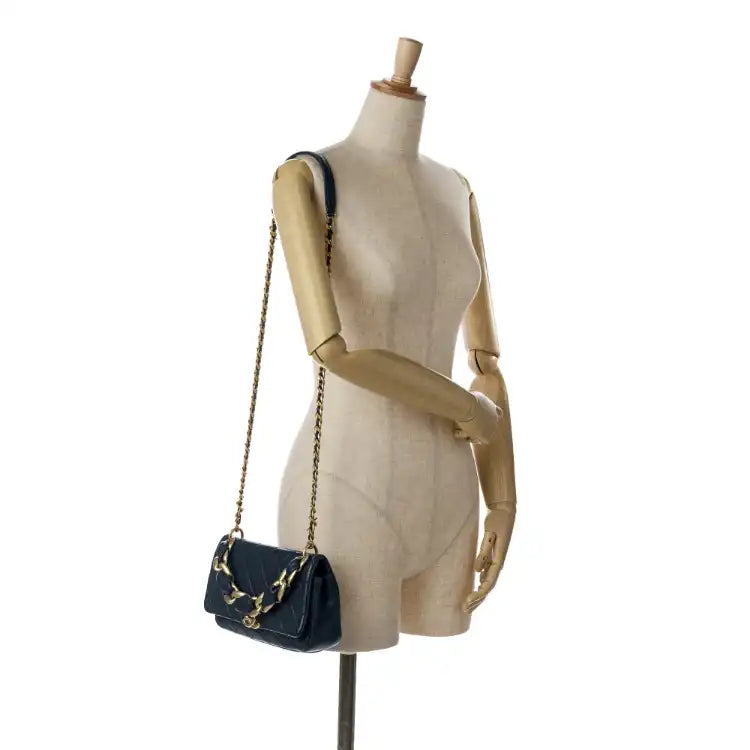 Chanel Quilted Lambskin Chain is More Flap