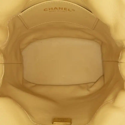 Chanel Mini Lambskin Pending CC Bucket Bag