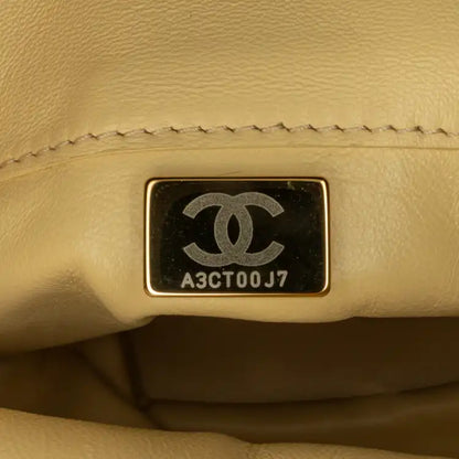 Chanel Mini Lambskin Pending CC Bucket Bag