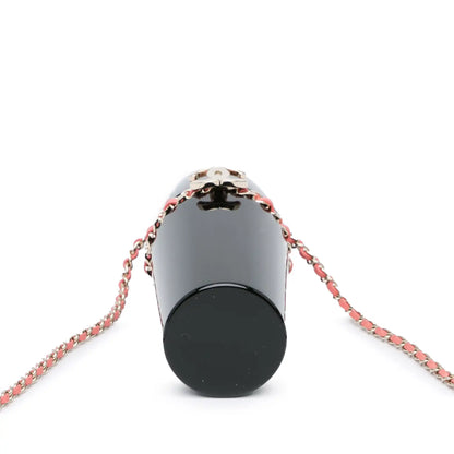 Chanel Lucite Lipstick Case On Chain