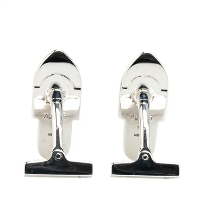 Louis Vuitton Sterling Silver Trunk Latch Cufflinks
