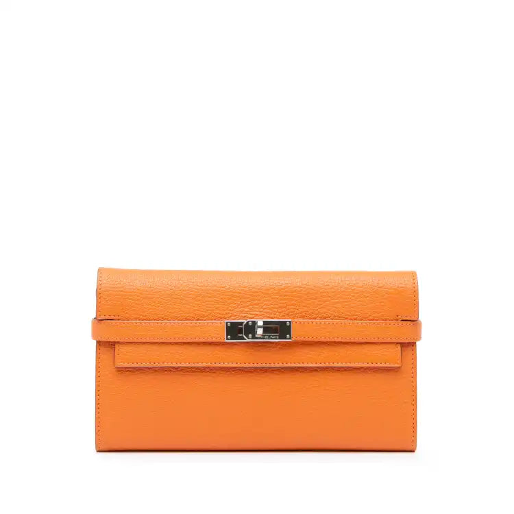 Hermès Chevre Mysore Kelly Longue Wallet