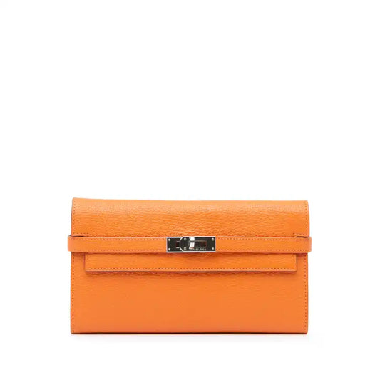 Hermès Chevre Mysore Kelly Longue Wallet