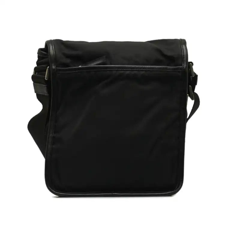 Prada Tessuto Buckle Messenger Bag