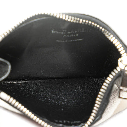 Saint Laurent Grain de Poudre Fragments Zipped Card Case