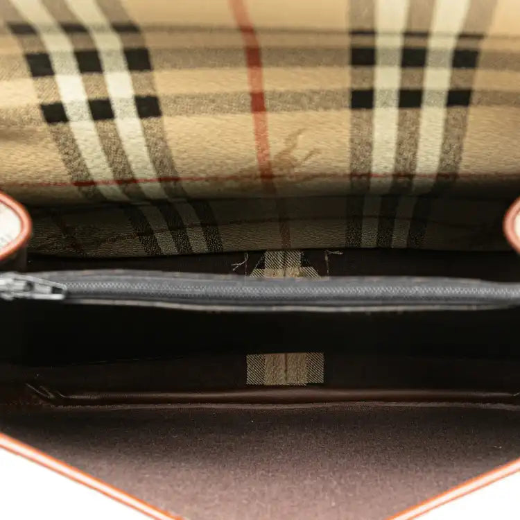 Burberry Haymarket Check Coated Canvas Crossbody