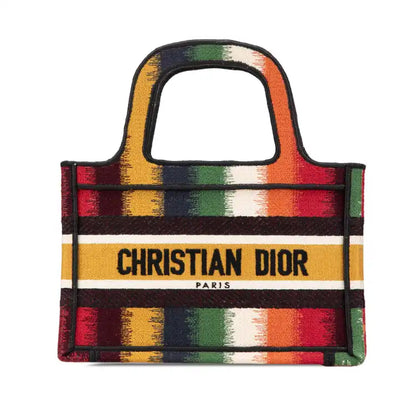Dior Mini D Stripes Book Tote