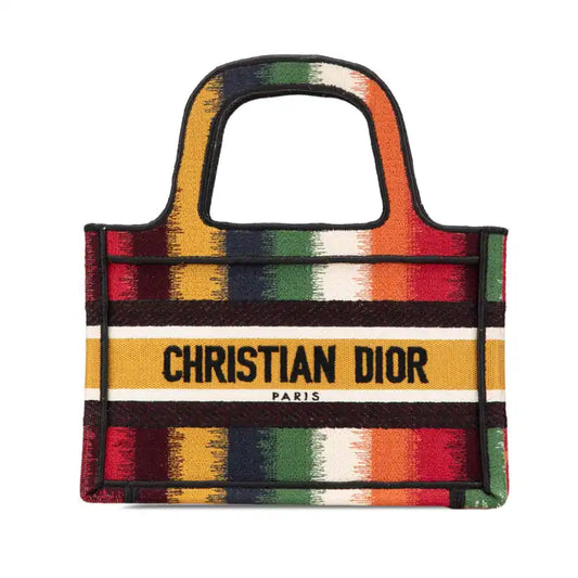Dior Mini D Stripes Book Tote