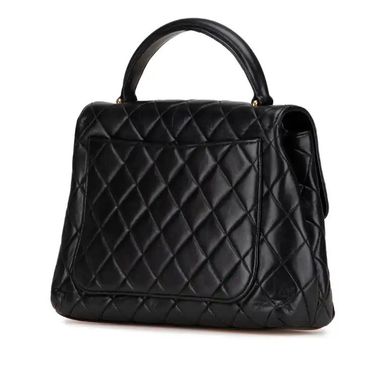 Chanel Medium Lambskin Kelly Top Handle Bag