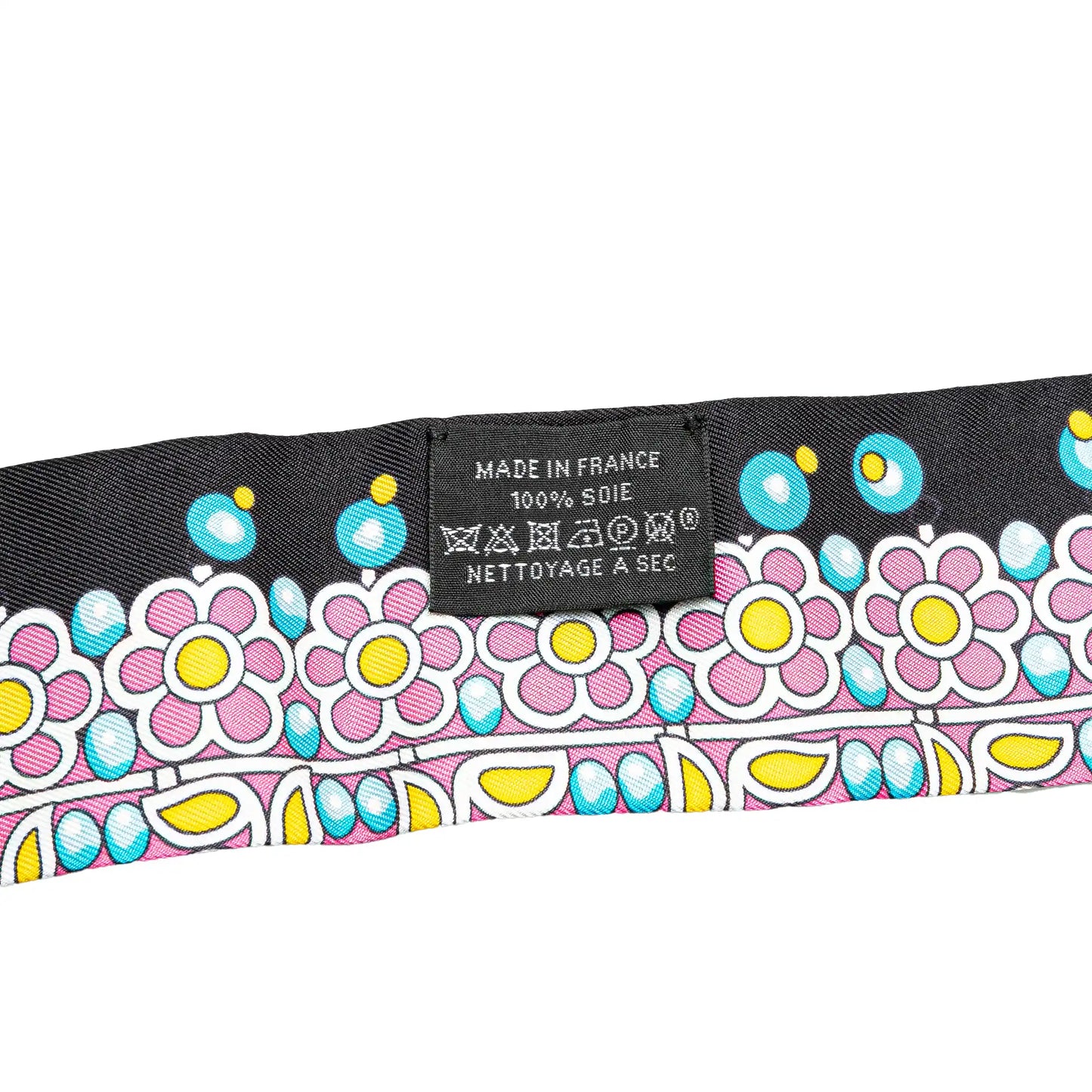 Hermès Parures Des Maharajas Silk Twilly Scarf
